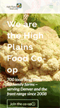 Mobile Screenshot of highplainsfood.org